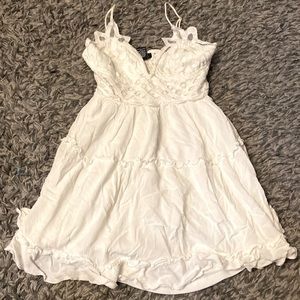 white short dress / size S may fit like XS / tried on once
